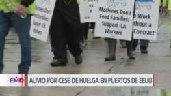 Cese de huelga de estibadores en Estados Unidos alivia temores sobre comercio internacional 