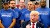 FILE - Then-Republican presidential candidate Donald Trump speaks during a campaign stop in Dayton, Ohio, Sept. 21, 2016. In the wake of Trump's victory, Democrats are looking at how to attract more working-class voters.