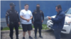 Luis Alexander Rivas, señalado por desacato en contra del presidente Nayib Bukele, lo que le valió su detención. [Foto: Twitter Rodolfo Delgado, @FiscalGeneralSV]