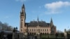 FILE - A view of the Peace Palace, which houses the International Court of Justice, or World Court, in The Hague, Netherlands, on Jan. 26, 2024. 