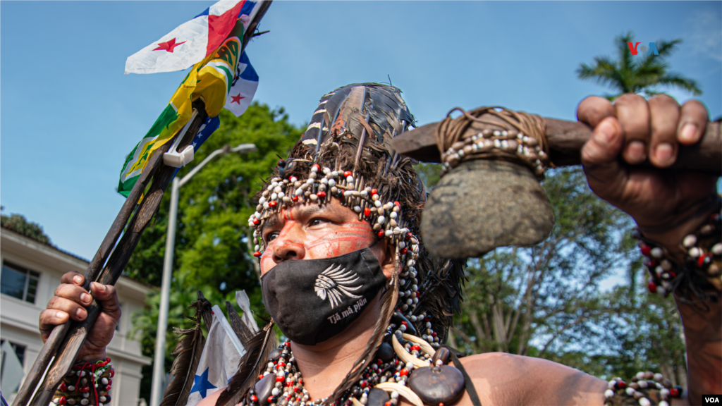 Grupos indígenas también estuvieron presentes durante las protestas, por lo que celebraron el fallo de inconstitucionalidad decretado por la Corte Suprema.