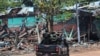 Soldiers from the Karen National Liberation Army (KNLA) patrol in Myawaddy, the Thailand-Myanmar border town under the control of a coalition of rebel forces led by the Karen National Union, in Myanmar, April 15, 2024.