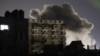 Smoke rises over buildings amid Israeli bombardment in Rafah in the southern Gaza Strip as fighting continues between Israel and the Palestinian Hamas group, Feb. 3, 2024.