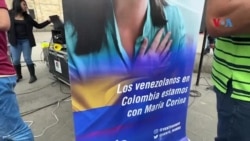 Peticiones de los venezolanos en el lanzamiento de la campaña presidencial de la oposición venezolana en Bogotá