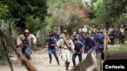 Desde Colombia, su hogar desde hace varios años, José Ramón Barreto ha podido consolidar la internacionalización de su carrera como actor. (Escena de la película Bolívar)