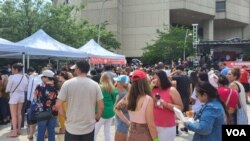 Comida, música y artesaría peruana, eso es Taste of Peru, el festival gastronómico en Washington DC, el 11 de junio de 2023. [Foto: Mitzi Macias]