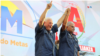 Ricardo Martinelli participa en el evento de apertura de la campaña electoral, en compañía de José Raúl Mulino, candidato a la vicepresidencia por Realizando Metas. [Foto: Cortesía del partido Realizando Metas]