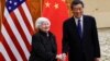 Bộ trưởng Tài chính Mỹ Janet Yellen gặp Phó Thủ tướng Trung Quốc Hà Lập Phong ở Quảng Châu, tỉnh Quảng Đông, TQ, 5/4/2024.