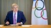International Olympic Committee President Thomas Bach speaks at the Olympic House in Lausanne, Switzerland, March 19, 2024. Moscow's criticism of Olympic restrictions on Russian athletes "goes beyond anything that is acceptable" committee spokesman Mark Adams said on Wednesday. 