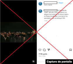 Captura de desinformación.