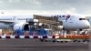 The LATAM Airlines Boeing 787 Dreamliner plane that suddenly lost altitude mid-flight a day earlier, dropping violently and injuring dozens of terrified travelers, is seen on the tarmac of the Auckland International Airport in Auckland on March 12, 2024. 