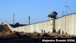 Torre de vigilancia israelí destruida durante los ataques de Hamás del pasado 7 de octubre.