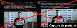 Capturas de información falsa publicada en otros períodos de tiempo en la red social X.