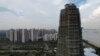 资料照：碧桂园在马来西亚开发的一处公寓住宅楼建筑工地。（2023年8月6日）