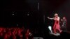 Musicians of the Bi-2 rock band perform at the Arena COS Torwar in Warsaw, Poland, March 16, 2024. 