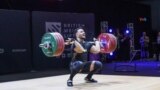 El pesista cubano Ramiro Mora durante la competencia en el Campeonato de Halterofilia de 2023. [Foto: Cortesía del entrevistado]