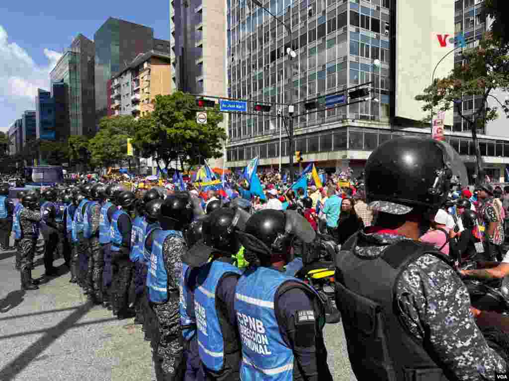 Se presencia seguridad en las marchas convocadas.
