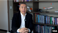 William Camargo, ministro de Transporte de Colombia, en entrevista con la VOA.