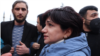 Jurnalist Alya Yaqublu, "Media haqqında” qanun layihəsinə etiraz aksiyası, 24 dekabr, 2021