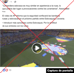 Captura de desinformación.