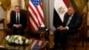 Menteri Luar Negeri Mesir Sameh Shoukry, kanan, bertemu Menteri Luar Negeri AS Antony Blinken, kiri, di Istana Tahrir di Kairo, Mesir, Kamis, 21 Maret 2024. (Foto: AP)