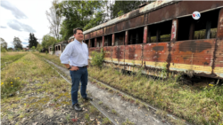 En la foto aparece Andrés Rodríguez, Gerente de Turistren, Bogotá, Colombia. [Foto: Sergio Leon/Pixammo/ Voz de América]