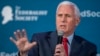 ARCHIVO - El exvicepresidente Mike Pence habla en la conferencia de revisión del poder ejecutivo de la Sociedad Federalista, el 25 de abril de 2023, en Washington.