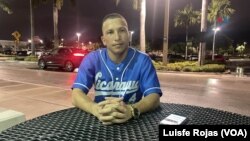 El activista y expreso político nicaragüense, Hamilton Sánchez, durante una entrevista con la VOA en Miami, EEUU, el 25 de junio de 2024. Foto: Luis Felipe Rojas, VOA.