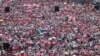 Cientos de manifestantes se concentraron en Ciudad de México en apoyo del Instituto Electoral Nacional (INE) y en contra el plan del presidente Andrés Manuel López Obrador para reformar la Autoridad Electoral.