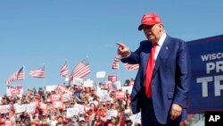 Ish-presidenti Donald Trump gjatë një aktiviteti elektoral