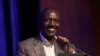 El presidente de Kenia, William Ruto, pronuncia un discurso de apertura durante un evento empresarial entre EEUU y Kenia organizado por Prosper Africa, en San Francisco, California, el 15 de septiembre de 2023. 