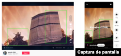 Comparación del clip publicado en TikTok y un clip de la película.