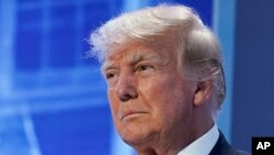 El expresidente de EEUU Donald Trump durante un acto en Filadelfia el 30 de junio de 2023.