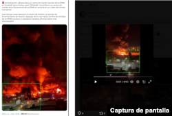 Comparación imagen viral con el video publicado en mayo pasado.