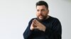 Leonid Volkov, a close ally of late Russian opposition leader Alexei Navalny, speaks during an interview with AFP, in Vilnius on March 2, 2021. Volkov was attacked outside his home in Lithuania and hospitalized. 