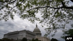 A view of the US Capitol on April 20, 2024.