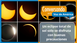 Un eclipse total de sol solo se disfruta con buenas precauciones
