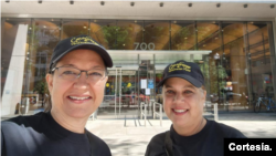 Las venezolanas Carolina García y Carolina Salinas emigraron en 2015 a Estados Unidos. 
