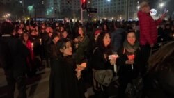 Chile: Vigilia de mujeres previo a la conmemoración del aniversario 50 del golpe militar