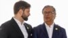 Los presidentes Gabriel Boric y Gustavo Petro conversan durante los actos conmemorativos por los 50 años del Golpe de Estado en Chile. [Foto: Presidencia de Colombia]