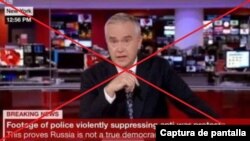 La captura de pantalla está alterada digitalmente.