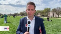 Miles se dan cita en la Explanada de Washington para observar el eclipse solar