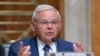 FILE - Sen. Bob Menendez, D-N.J., chair of the Senate Foreign Relations Committee, speaks during a committee hearing on Capitol Hill, March 22, 2023. Menendez and his wife have been indicted on charges of bribery.