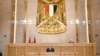 Egyptian President Abdel-Fattah el-Sissi speaks during his swearing-in for his third term in a ceremony at the new Egyptian Parliament building in Cairo, Egypt April 2, 2024. (Egyptian Presidency/Handout via Reuters)