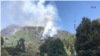 Vista del Cerro El Cable, uno de los sectores donde se han presentado incendios forestales en Bogotá, Colombia.