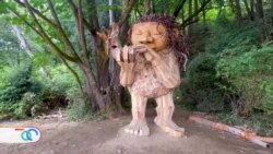 Misteriosos troles se esconden en bosques de EEUU para concienciar sobre medio ambiente 