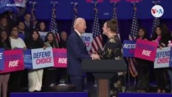 Presidente Biden: “El derecho al aborto está en la boleta”
