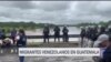 Migrantes venezolanos en Guatemala persisten en intento por llegar a EEUU