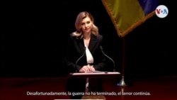 "Estoy pidiendo armas": primera dama de Ucrania