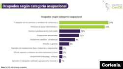 Ocupados según categoría ocupacional.